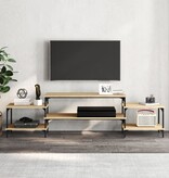 VidaXL Tv-meubel 197x35x52 cm bewerkt hout sonoma eikenkleurig