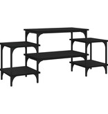 VidaXL Tv-meubel 117x35x52 cm bewerkt hout zwart