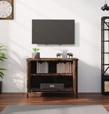 VidaXL Tv-meubel met deuren 60x35x45 cm bewerkt hout bruin eiken