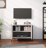 VidaXL Tv-meubel met deuren 60x35x45 cm bewerkt hout grijs sonoma