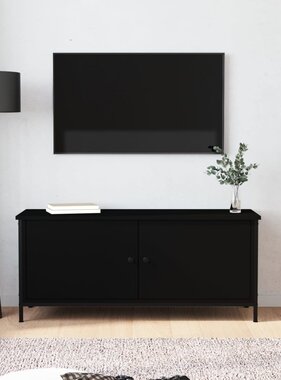 VidaXL Tv-meubel 102x35x45 cm bewerkt hout zwart