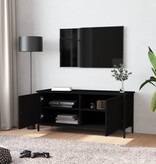 VidaXL Tv-meubel 102x35x45 cm bewerkt hout zwart