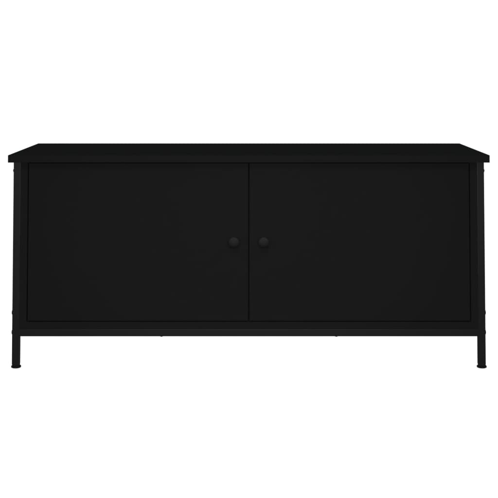 VidaXL Tv-meubel 102x35x45 cm bewerkt hout zwart