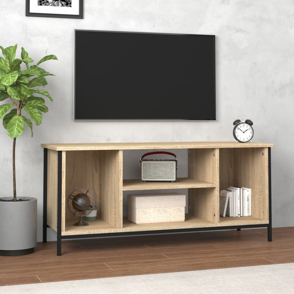 VidaXL Tv-meubel 102x35x45 cm bewerkt hout sonoma eikenkleurig