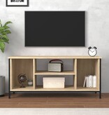 VidaXL Tv-meubel 102x35x45 cm bewerkt hout sonoma eikenkleurig