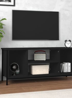 VidaXL Tv-meubel 102x35x45 cm bewerkt hout zwart