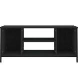 VidaXL Tv-meubel 102x35x45 cm bewerkt hout zwart