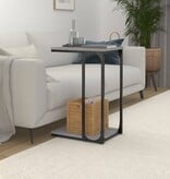 VidaXL Bijzettafel 40x30x60 cm bewerkt hout grijs sonoma eikenkleurig