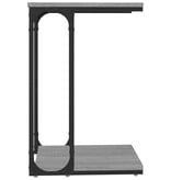 VidaXL Bijzettafel 40x30x60 cm bewerkt hout grijs sonoma eikenkleurig
