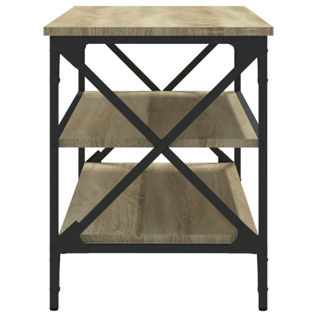 VidaXL Tv-meubel 100x40x50 cm bewerkt hout sonoma eikenkleurig