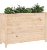 VidaXL Plantenbak verhoogd 119,5x40x78 cm massief grenenhout