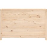 VidaXL Plantenbak verhoogd 119,5x40x78 cm massief grenenhout