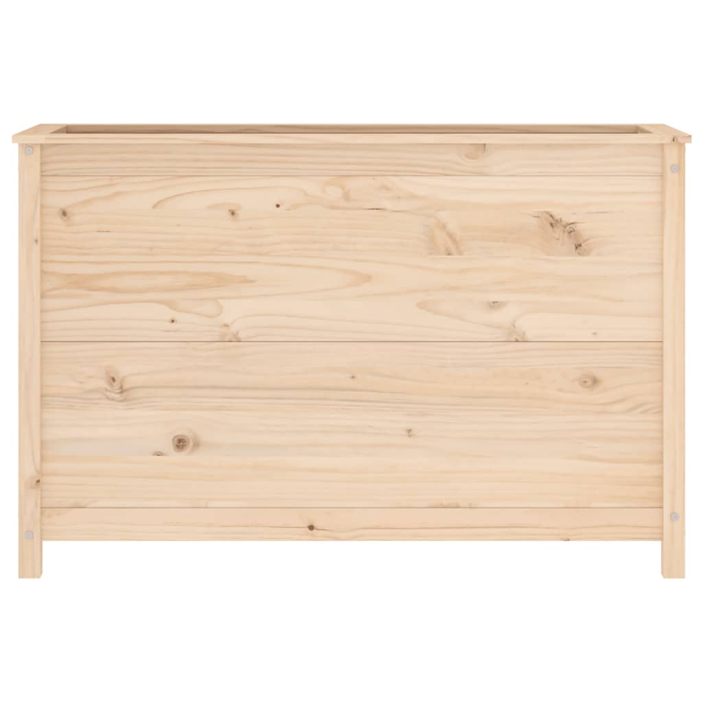 VidaXL Plantenbak verhoogd 119,5x40x78 cm massief grenenhout