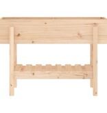 VidaXL Plantenbak verhoogd 101x30x69 cm massief grenenhout