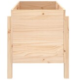 VidaXL Plantenbak verhoogd 101x50x57 cm massief grenenhout