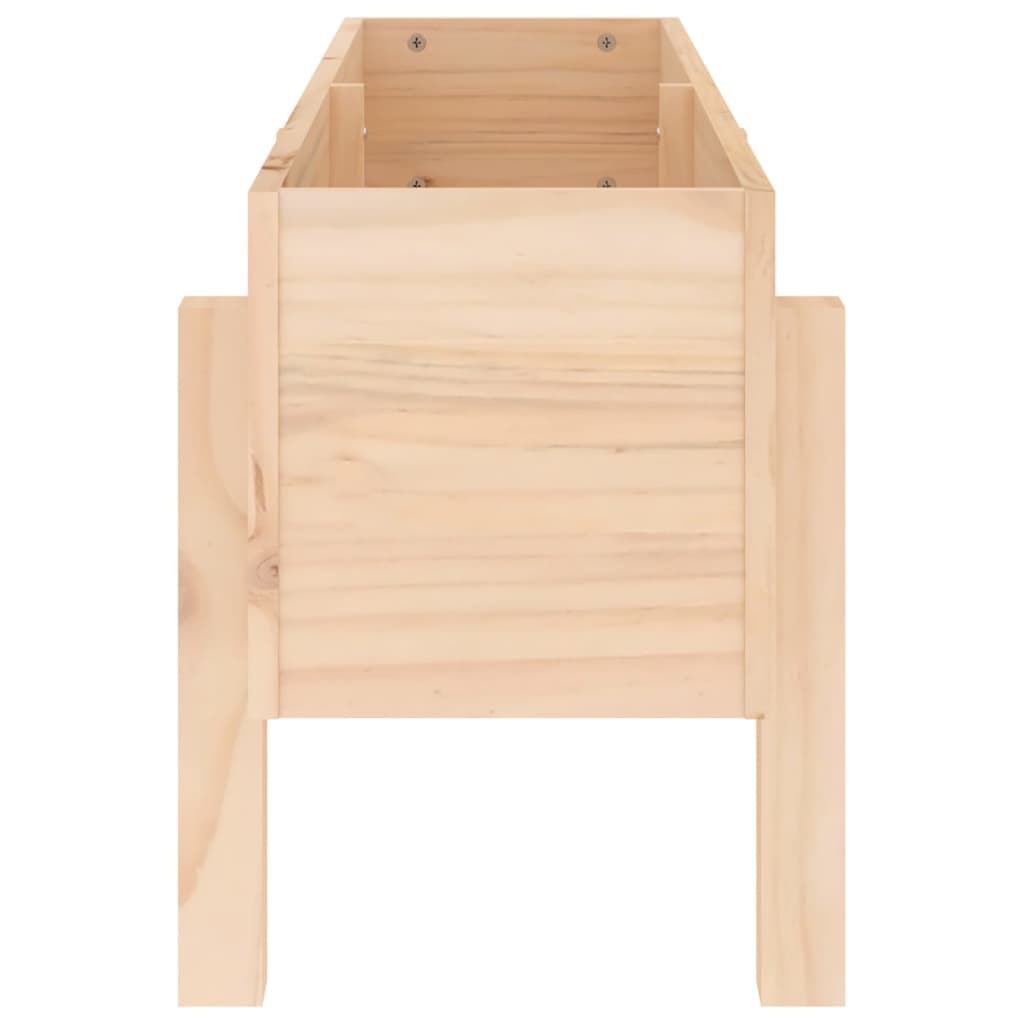 VidaXL Plantenbak verhoogd 101x30x38 cm massief grenenhout