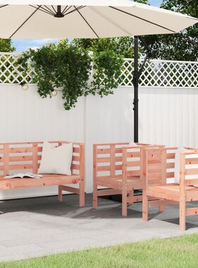 VidaXL 3-delige Loungeset massief douglashout
