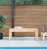 VidaXL Tuinbank 110x38x45 cm massief grenenhout