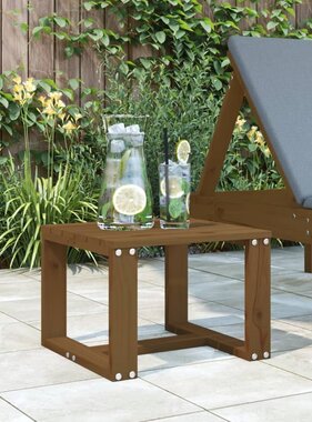 VidaXL Tuinbijzettafel 40x38x28,5 cm massief grenenhout honingbruin