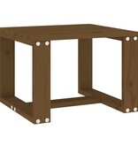 VidaXL Tuinbijzettafel 40x38x28,5 cm massief grenenhout honingbruin