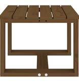 VidaXL Tuinbijzettafel 40x38x28,5 cm massief grenenhout honingbruin