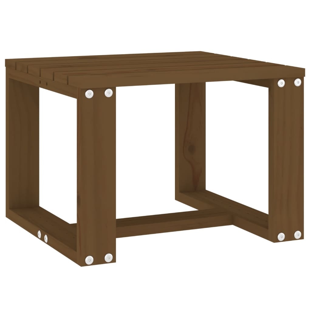VidaXL Tuinbijzettafel 40x38x28,5 cm massief grenenhout honingbruin