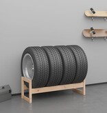 VidaXL Bandenrek 120x40x40 cm massief grenenhout