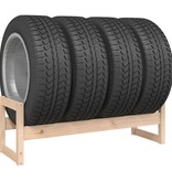 VidaXL Bandenrek 120x40x40 cm massief grenenhout