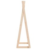 VidaXL Kledingrek 100x45x150 cm massief grenenhout