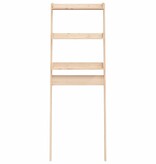 VidaXL Toiletrek 63,5x32x179 cm massief grenenhout