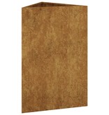 VidaXL Plantenbak 50x43x75 cm cortenstaal
