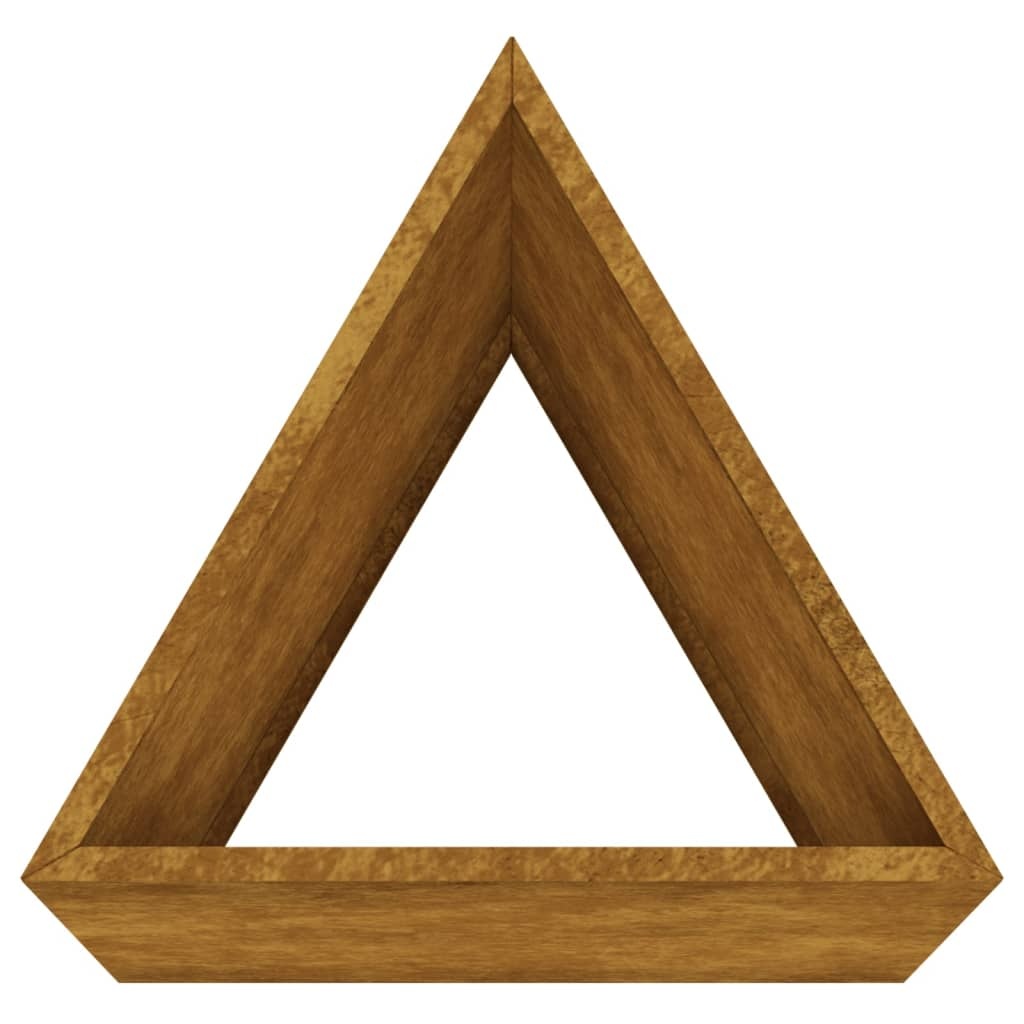 VidaXL Plantenbak 30x26x75 cm cortenstaal