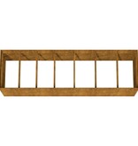 VidaXL Plantenbak verhoogd 280x80x80 cm cortenstaal