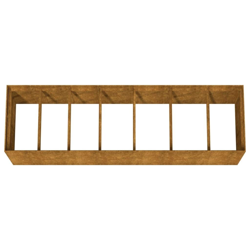 VidaXL Plantenbak verhoogd 280x80x80 cm cortenstaal