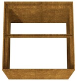 VidaXL Plantenbak 80x80x80 cm cortenstaal