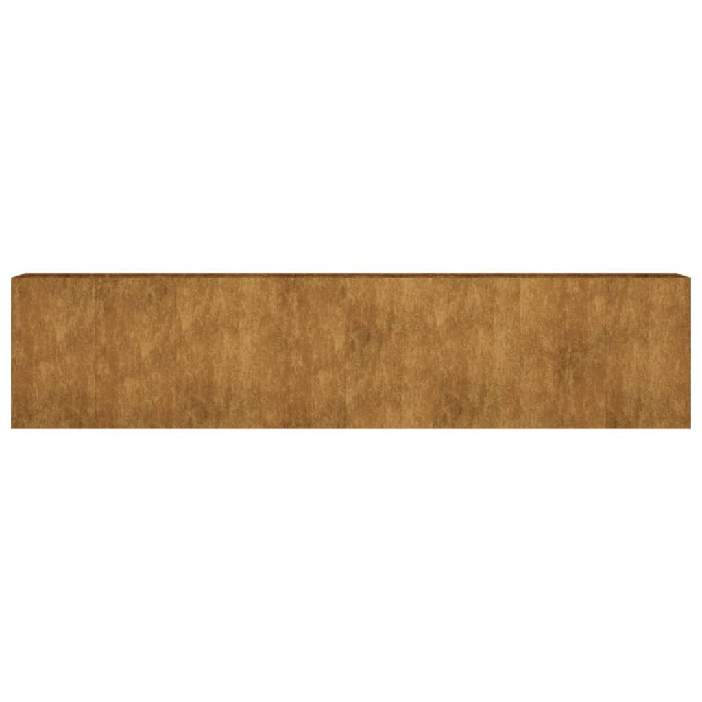 VidaXL Plantenbak verhoogd 360x40x80 cm cortenstaal