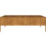 VidaXL Plantenbak verhoogd 100x100x33,5 cm cortenstaal