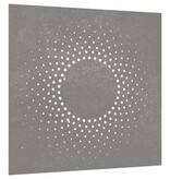 VidaXL Wanddecoratie tuin zonontwerp 55x55 cm cortenstaal