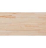 VidaXL Tafelblad rechthoekig 100x60x2,5 cm massief grenenhout