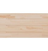 VidaXL Tafelblad rechthoekig 100x50x2,5 cm massief grenenhout