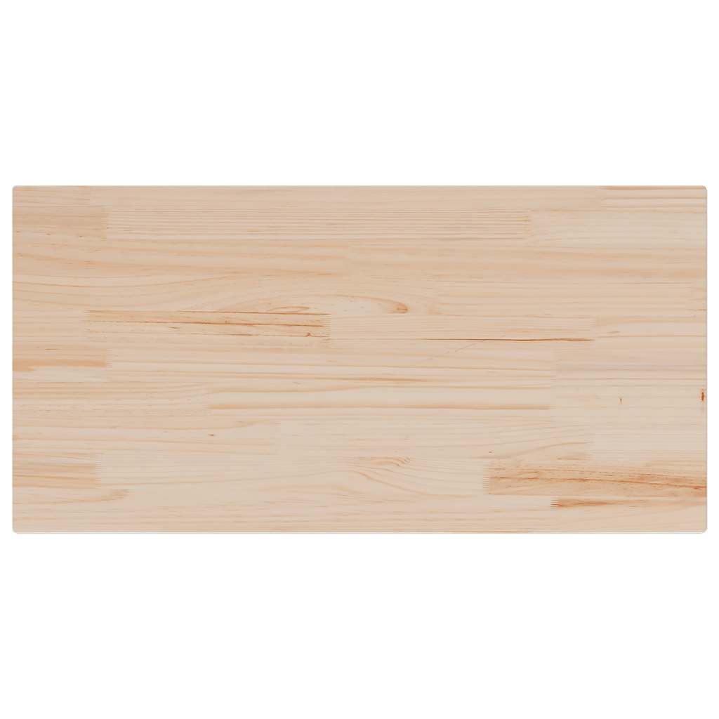 VidaXL Tafelblad rechthoekig 100x50x2,5 cm massief grenenhout