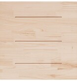 VidaXL Tafelblad vierkant 90x90x2,5 cm massief grenenhout wit