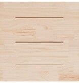 VidaXL Tafelblad vierkant 80x80x2,5 cm massief grenenhout