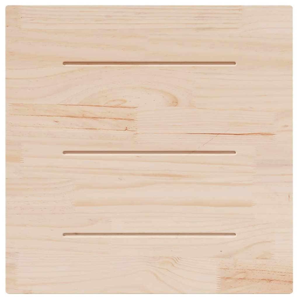 VidaXL Tafelblad vierkant 80x80x2,5 cm massief grenenhout