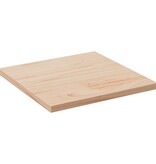 VidaXL Tafelblad vierkant 50x50x2,5 cm massief grenenhout