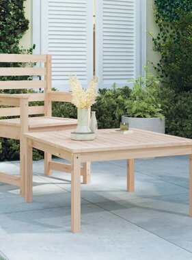 VidaXL Tuintafel 82,5x82,5x45 cm massief grenenhout