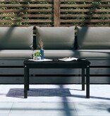 VidaXL Tuintafel 82,5x50,5x45 cm massief grenenhout zwart