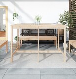 VidaXL Tuintafel 159,5x82,5x110 cm massief grenenhout