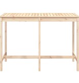 VidaXL Tuintafel 159,5x82,5x110 cm massief grenenhout