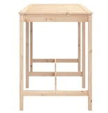 VidaXL Tuintafel 159,5x82,5x110 cm massief grenenhout